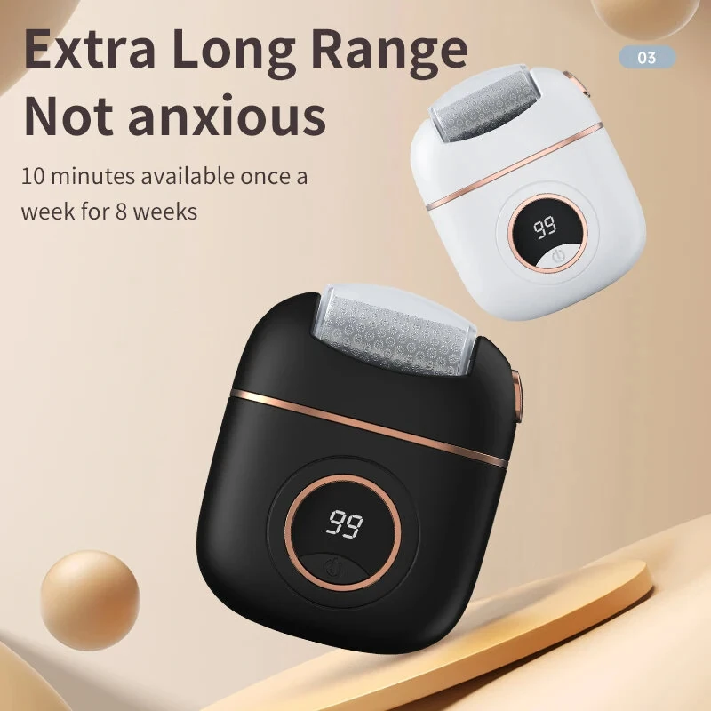 (image for) Electric Foot Grinder Rupture Skin Trimmer Dead Skin for Heels Foot Care Grinding Pedicure Tools 2 Speed Mode Recharge Remover Callus